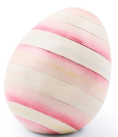 MacKenzie-Childs Easter Collection Stripe Mini Egg Figurine