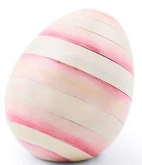 MacKenzie-Childs Easter Collection Stripe Mini Egg Figurine