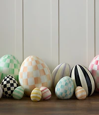 MacKenzie-Childs Easter Collection Stripe Mini Egg Figurine