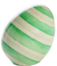 MacKenzie-Childs Easter Collection Stripe Egg Figurine, Mini