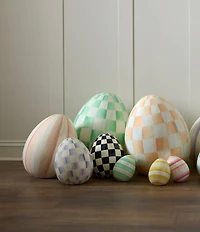 MacKenzie-Childs Easter Collection Stripe Egg Figurine, Mini