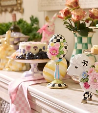 MacKenzie-Childs Easter Collection Stripe Egg Figurine, Mini