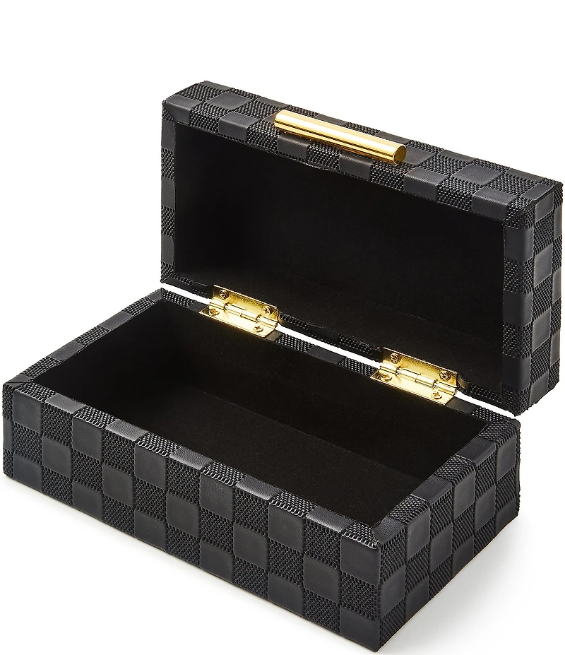 MacKenzie-Childs Embossed Faux Leather Decorative Box