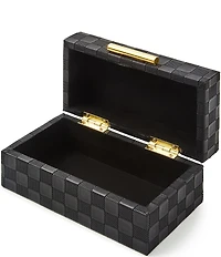 MacKenzie-Childs Embossed Faux Leather Decorative Box