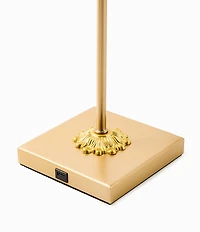 MacKenzie-Childs Emerald Check LED Cafe Table Lamp