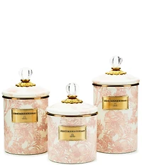 MacKenzie-Childs English Garden Enamel Canister