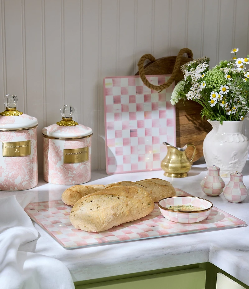 MacKenzie-Childs English Garden Enamel Canister
