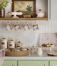 MacKenzie-Childs English Garden Enamel Canister