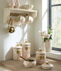 MacKenzie-Childs English Garden Enamel Canister