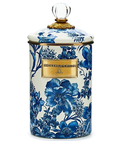 MacKenzie-Childs English Garden Enamel Canister