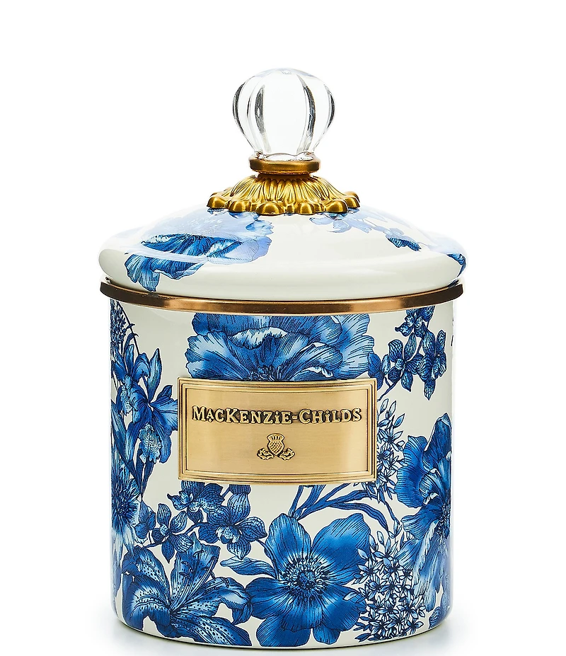 MacKenzie-Childs English Garden Enamel Canister