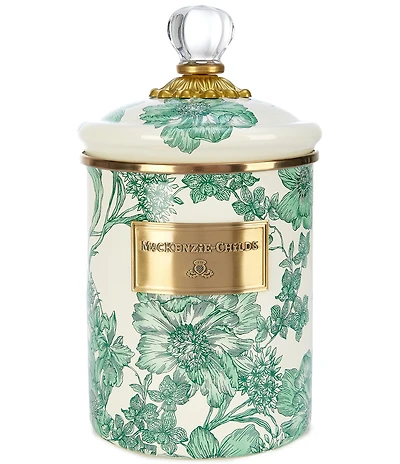 MacKenzie-Childs English Garden Enamel Canister