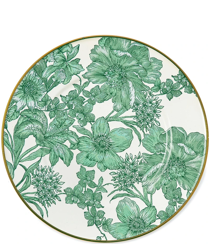 MacKenzie-Childs English Garden Enamel Salad/Dessert Plate