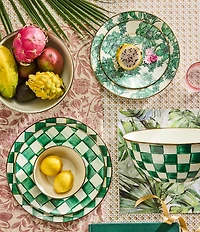 MacKenzie-Childs English Garden Enamel Salad/Dessert Plate