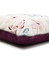 MacKenzie-Childs Eternity Butterfly Checked Decorative Square Pillow
