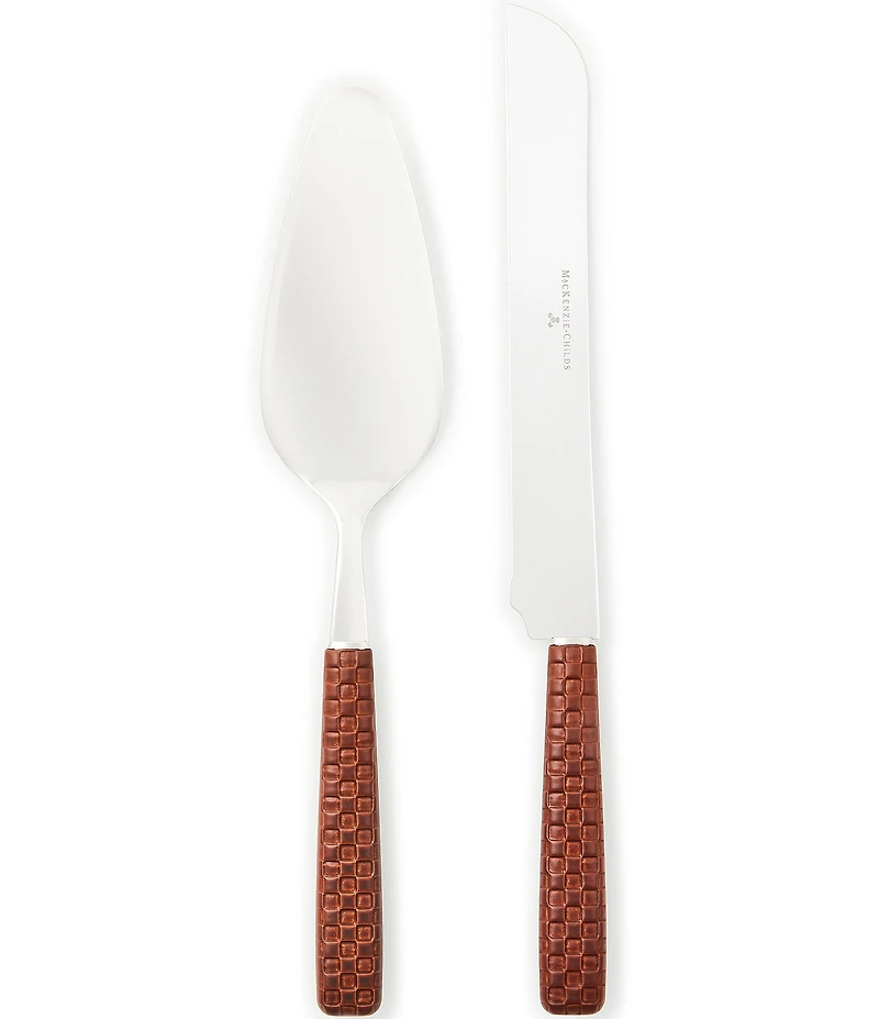 MacKenzie-Childs Everyday 2-Piece Cake Serving Set