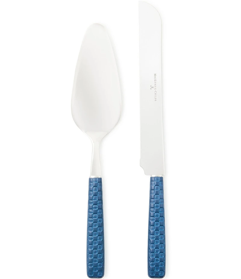 MacKenzie-Childs Everyday 2-Piece Cake Serving Set