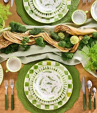 MacKenzie-Childs Fern Forest Dinner Plate