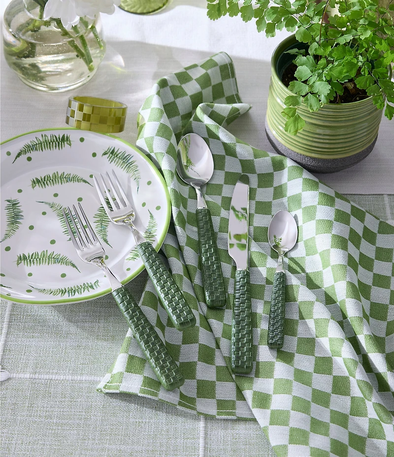MacKenzie-Childs Fern Forest Salad/Dessert Plate