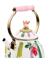 MacKenzie-Childs Garden Gala Enamel Tea Kettle, 2-Qt.