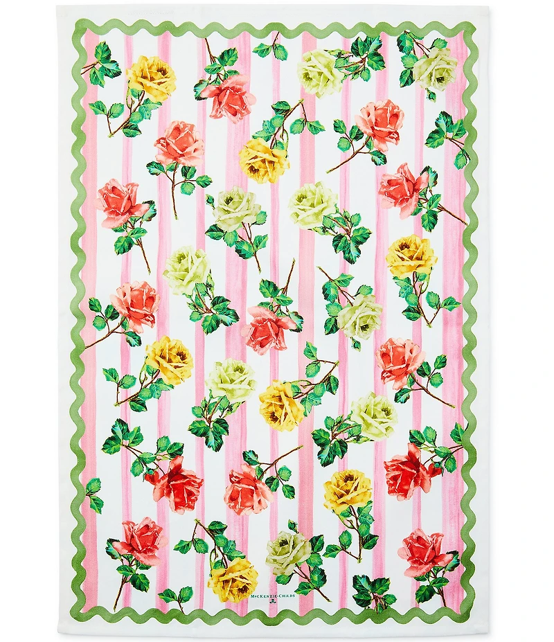 MacKenzie-Childs Garden Gala Print Dish Towel