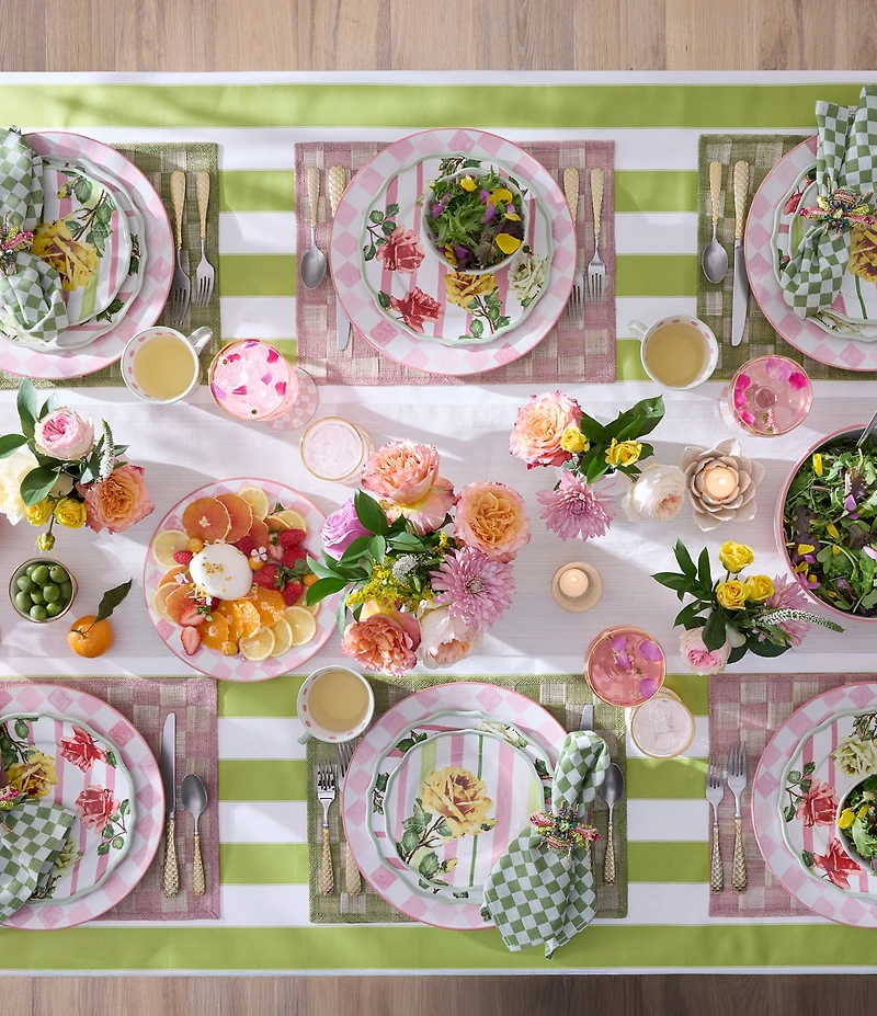 MacKenzie-Childs Garden Gala Scalloped Salad/Dessert Plate