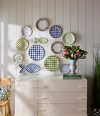 MacKenzie-Childs Go Fish Salad/Dessert Plate