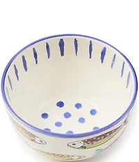 MacKenzie-Childs Go Fish Serving Bowl