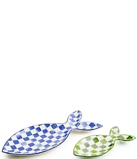 MacKenzie-Childs Go Fish Serving Platters, Set of 2