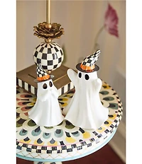 MacKenzie-Childs Courtly Check Illuminated Ghosts Figurine, Set of 2