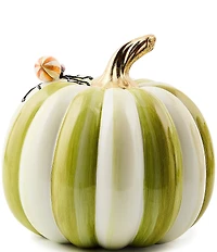 MacKenzie-Childs Fergal's Friend Spider On Small Stripe Pumpkin