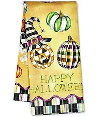 MacKenzie-Childs Happy Halloween Print Dish Towel