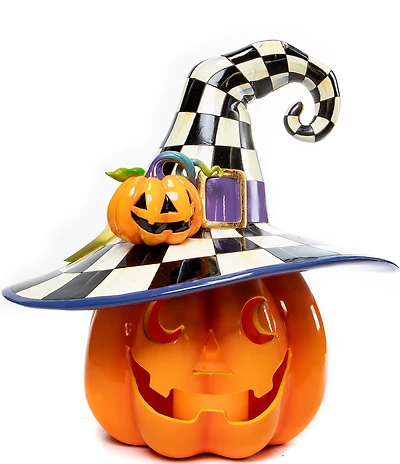 MacKenzie-Childs Halloween Collection LED Lighted Fortune Teller Happy Jack