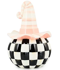 MacKenzie-Childs Halloween Collection Rosy Happy Jack Illuminated Pumpkin Decor