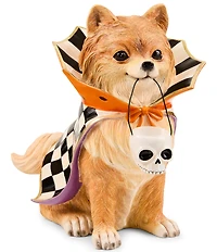 MacKenzie-Childs Trick or Treat Pomeranian Dog Figurine