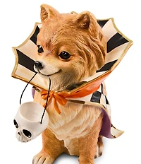 MacKenzie-Childs Trick or Treat Pomeranian Dog Figurine