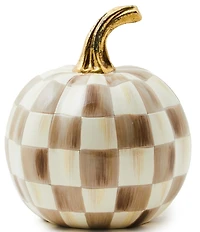 MacKenzie-Childs Harvest Check Pumpkin