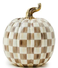 MacKenzie-Childs Harvest Check Pumpkin