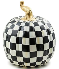 MacKenzie-Childs Harvest Check Pumpkin