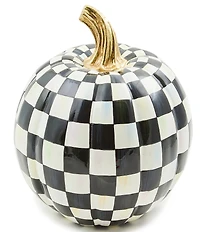 MacKenzie-Childs Harvest Check Pumpkin