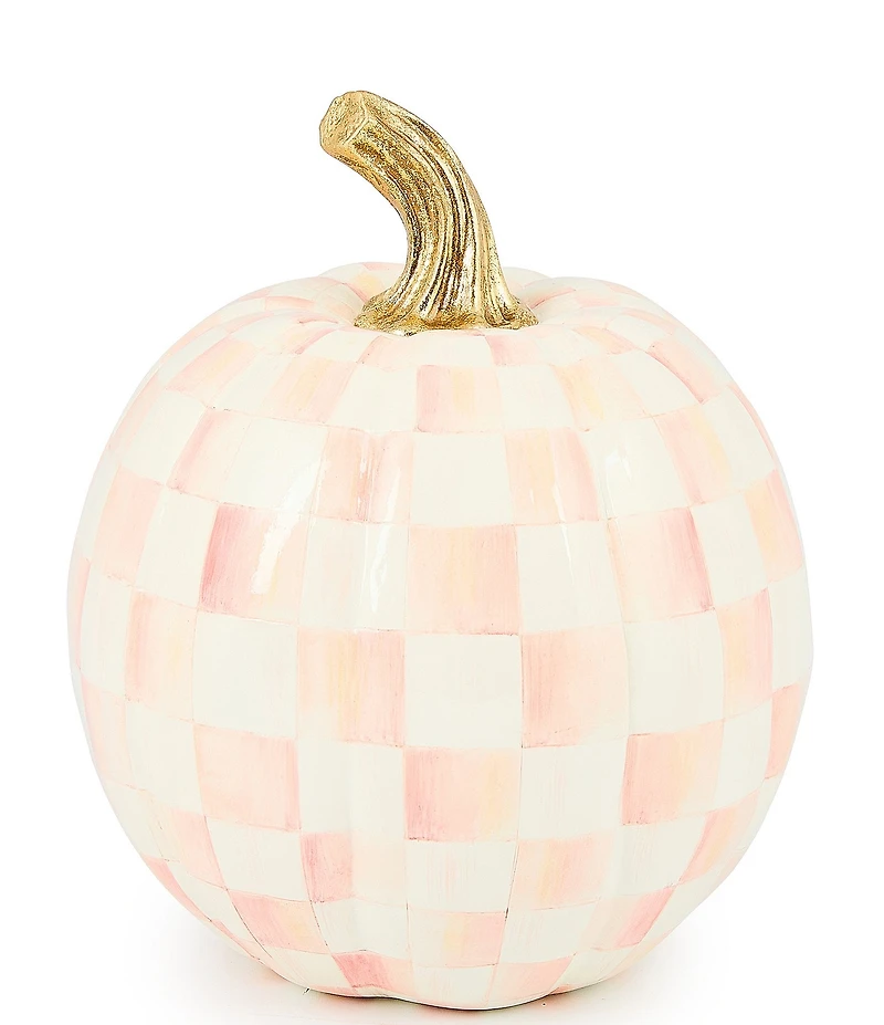 MacKenzie-Childs Harvest Check Pumpkin