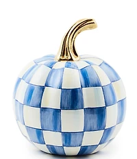 MacKenzie-Childs Harvest Check Pumpkin
