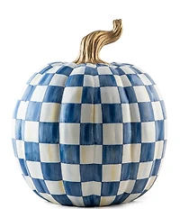 MacKenzie-Childs Harvest Check Pumpkin