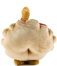 MacKenzie-Childs Harvest Collection Aurora Embellished Check Turkey Shaped Pillow