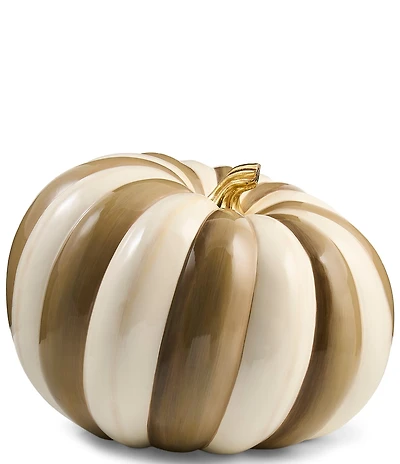 MacKenzie-Childs Harvest Stripe Extra Large Pumpkin