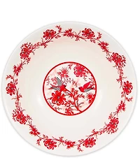 MacKenzie-Childs Holiday Collection Cardinal Toile Serving Bowl