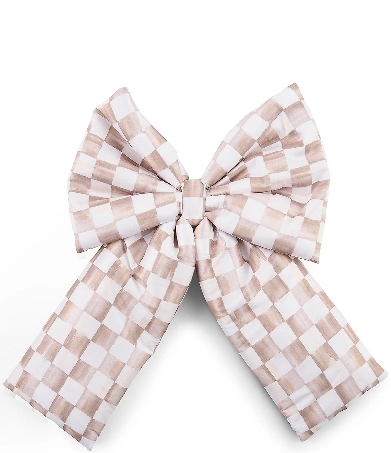 MacKenzie-Childs Check Bow Decor