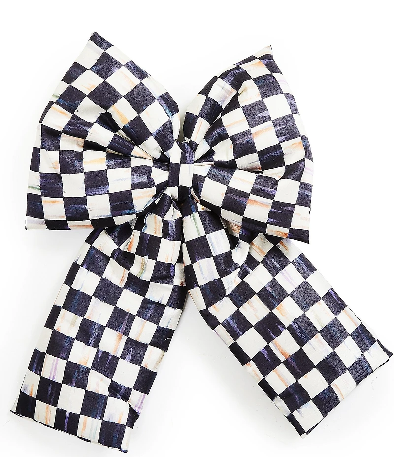 MacKenzie-Childs Check Bow Decor