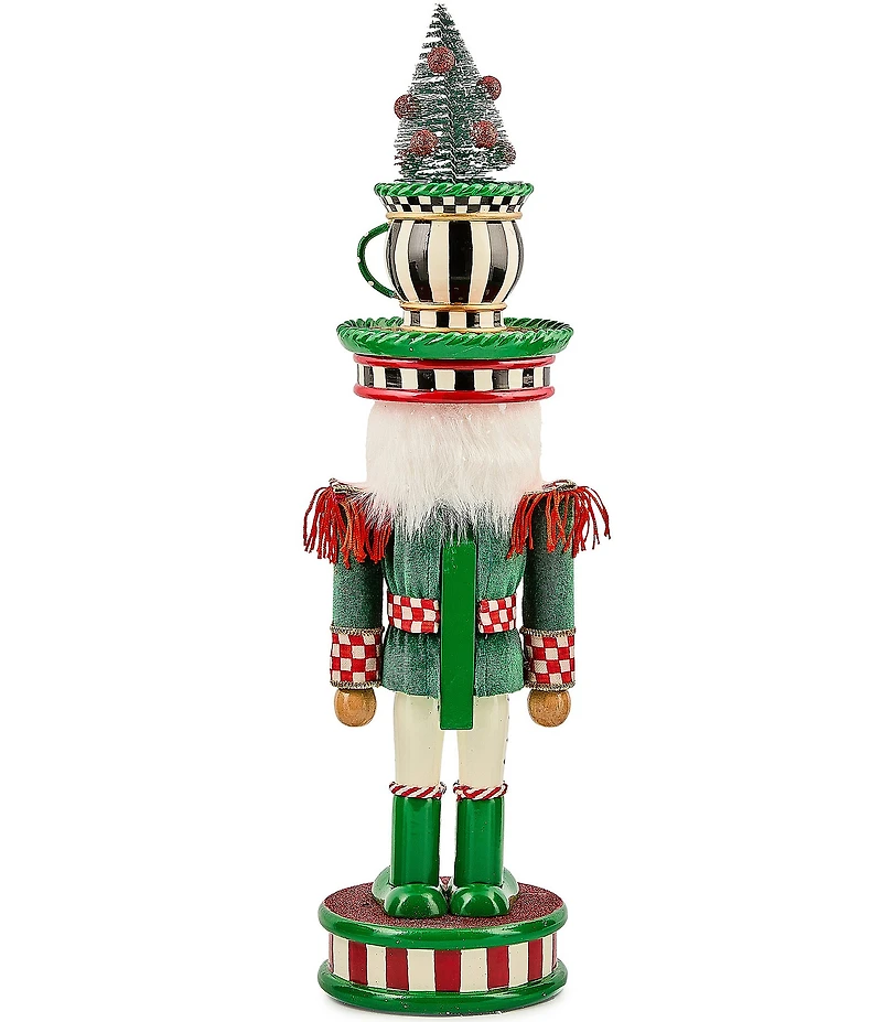 MacKenzie-Childs Holiday Collection Check It Out Teacup Nutcracker Soldier Figurine
