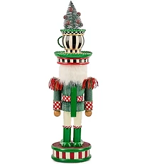 MacKenzie-Childs Holiday Collection Check It Out Teacup Nutcracker Soldier Figurine